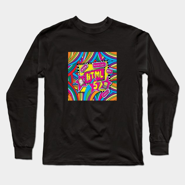 HTML 5 Long Sleeve T-Shirt by CliffordHayes